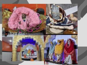 मंडला में अनोखी आस्था भगवान को भी पहनाए ऊनी वस्त्र,