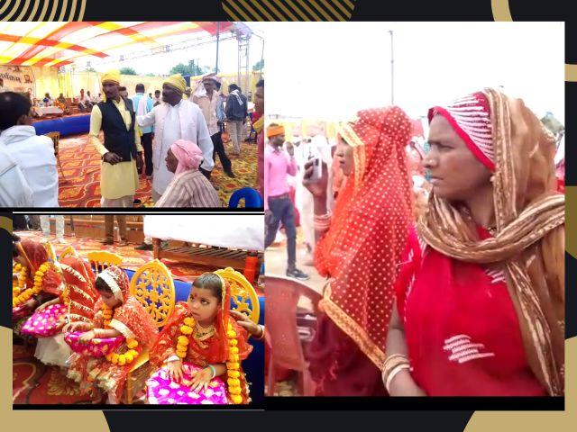 200 जोड़ों ने वैदिक और पूनेम मंत्रोच्चारण में लिए सात फेरे